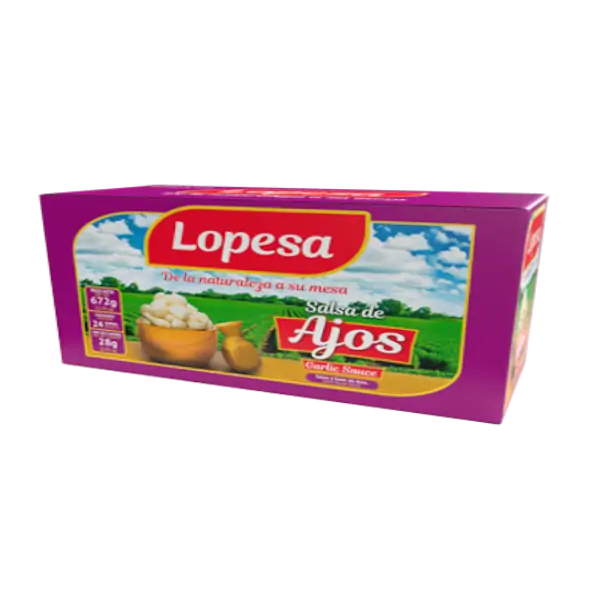 Ajos Molido Lopesa 30Gr x 24 Sobres
