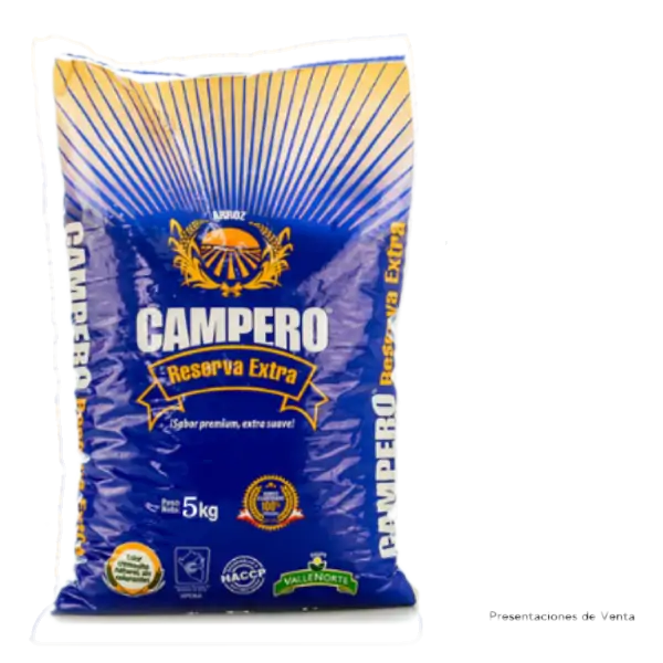 Arroz Campero Extra Reserva Bolsa 5Kg