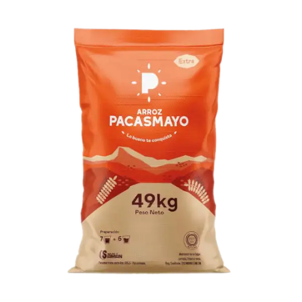 Arroz Pacasmayo Extra Saco Naranja 49Kg