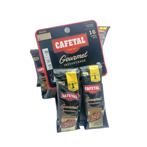 Café Instantáneo Cafetal 7Gr x 16 Und