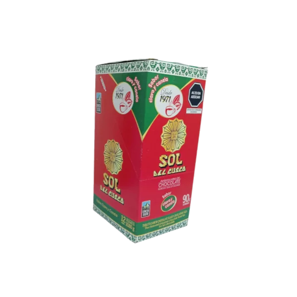 Chocolate Sol De Cusco 90Gr x 12Und