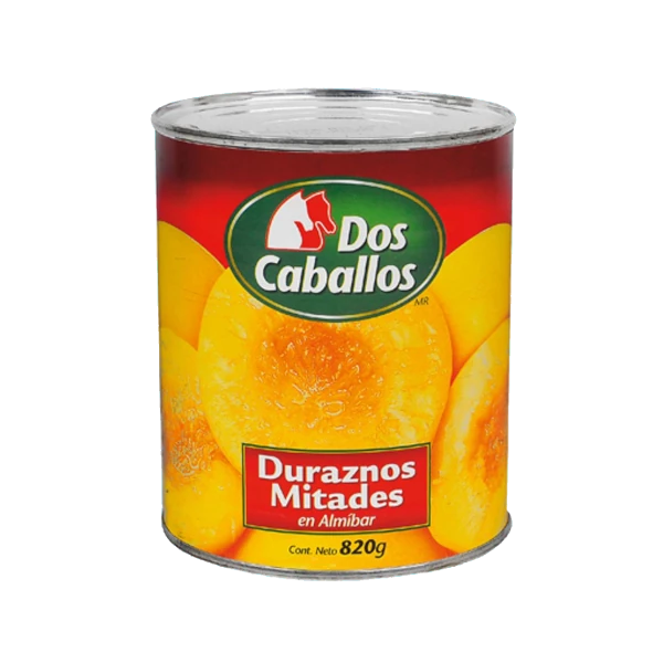 Conserva De Durazno 2 Caballos 820Gr