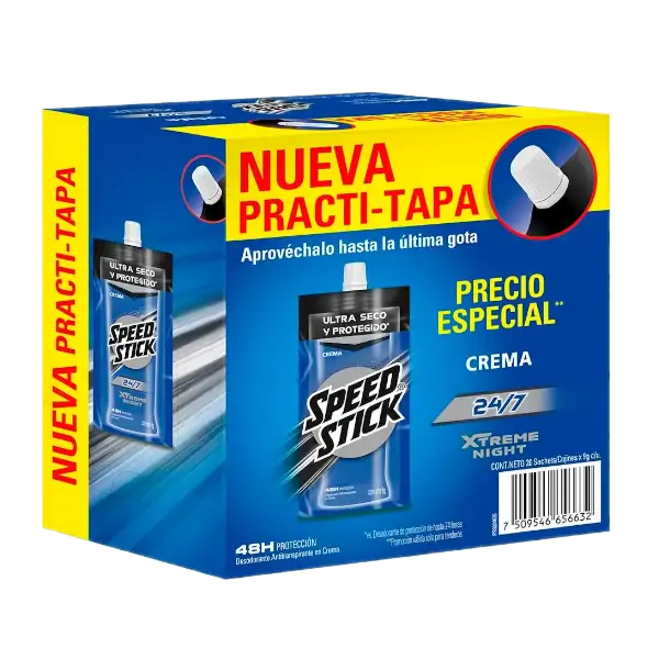 Desodorante Speed Stick En Crema 9Gr x 20 Sobres