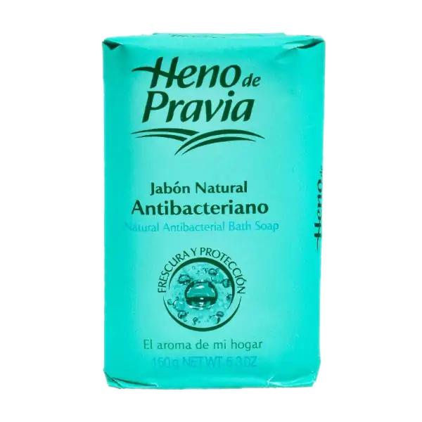 Jabon Heno De Pravia Antibacteriano Verde 150Gr
