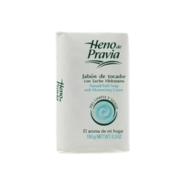 Jabon Heno De Pravia Con Crema Hidratante Blanco 150Gr