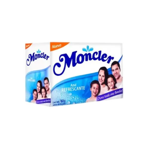 Jabon Moncler Azul Refrescante 145Gr