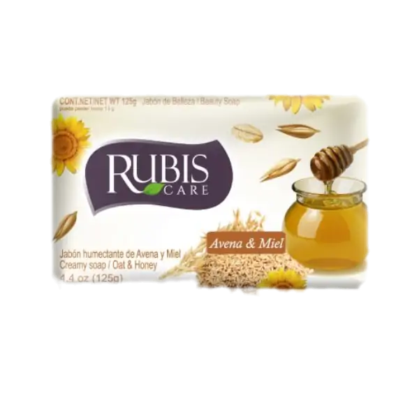 Jabon Rubis Avena y Miel 125Gr