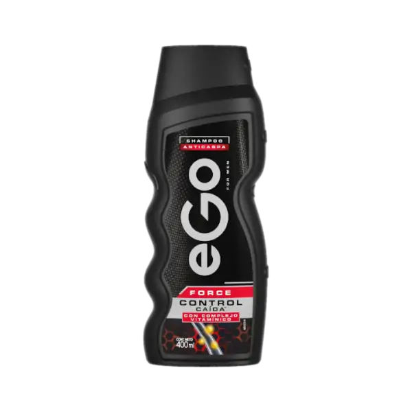 Shampoo Ego Force Anticaspa Control Caida Frasco 400 Ml