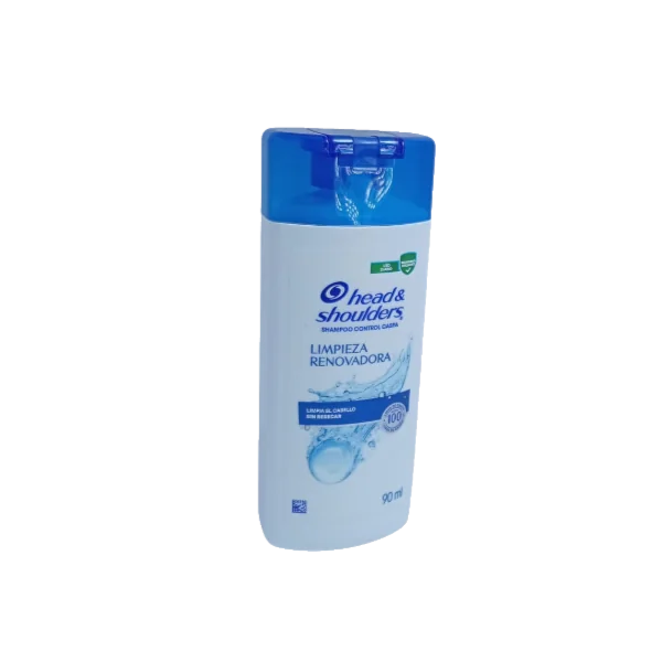 Shampoo Head & Shoulders Limpieza Renovadora Frasco 90Ml