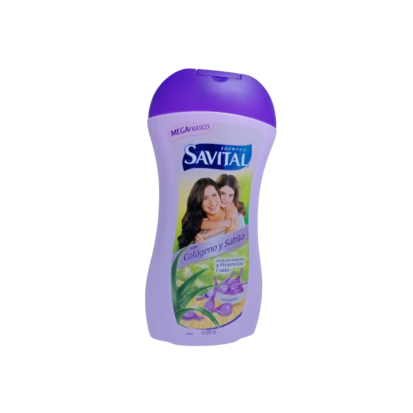 Shampoo Savital Colageno Y Sabila Frasco 510 Ml
