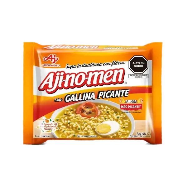 Sopa Instantanea Ajinomen Sabor Gallina Picante 80Gr